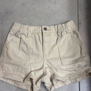 Women's Cream Shorts